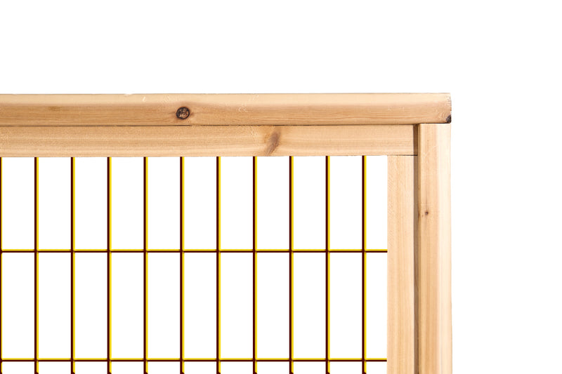 Load image into Gallery viewer, Brown Hog Wire Fence Panels (Premade or Unframed) - The Yukon - BarrierBoss™
