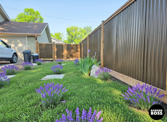Corrugated Metal Privacy Fence Panel (Premade) - The Coastal