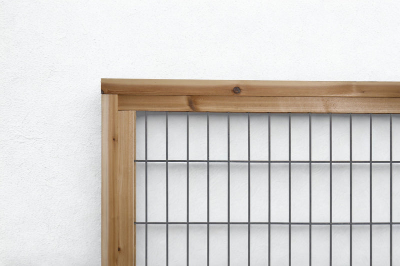 Load image into Gallery viewer, Grey hog wire fence panel, 6-gauge welded and galvanized
