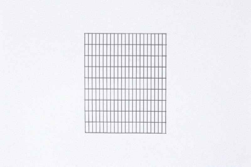 Load image into Gallery viewer, Grey hog wire fence panel, 6-gauge welded and galvanized
