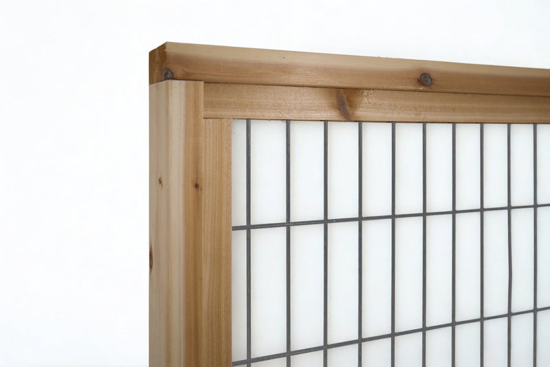Load image into Gallery viewer, Grey hog wire fence panel, 6-gauge welded and galvanized
