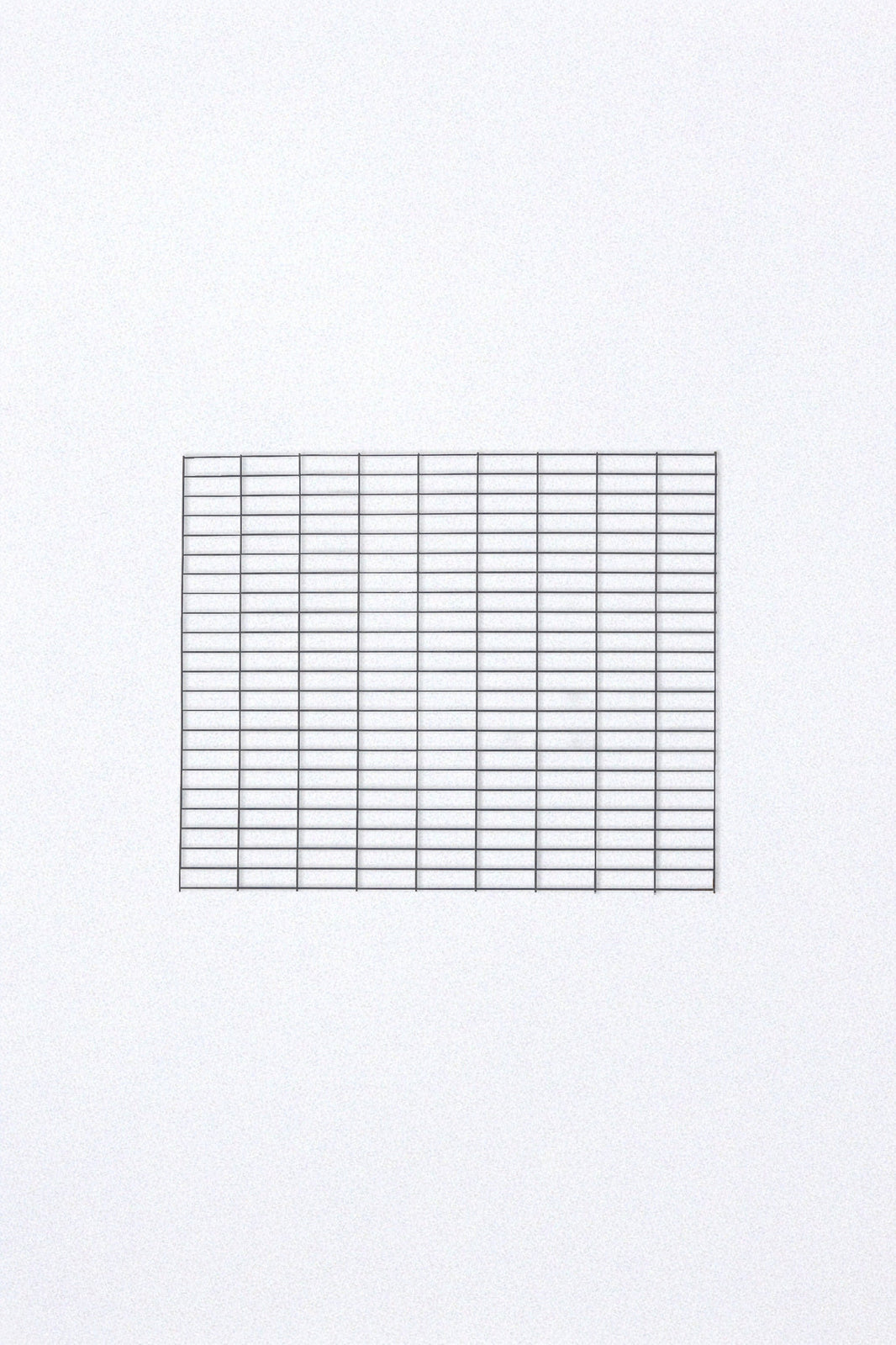 Grey hog wire panel, 6-gauge welded and galvanized