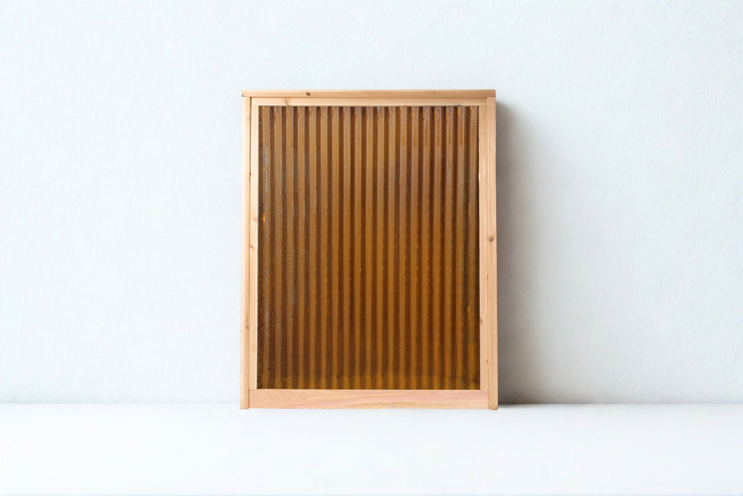 Corrugated Metal Fence Panels (Premade) - The Redwood - BarrierBoss™