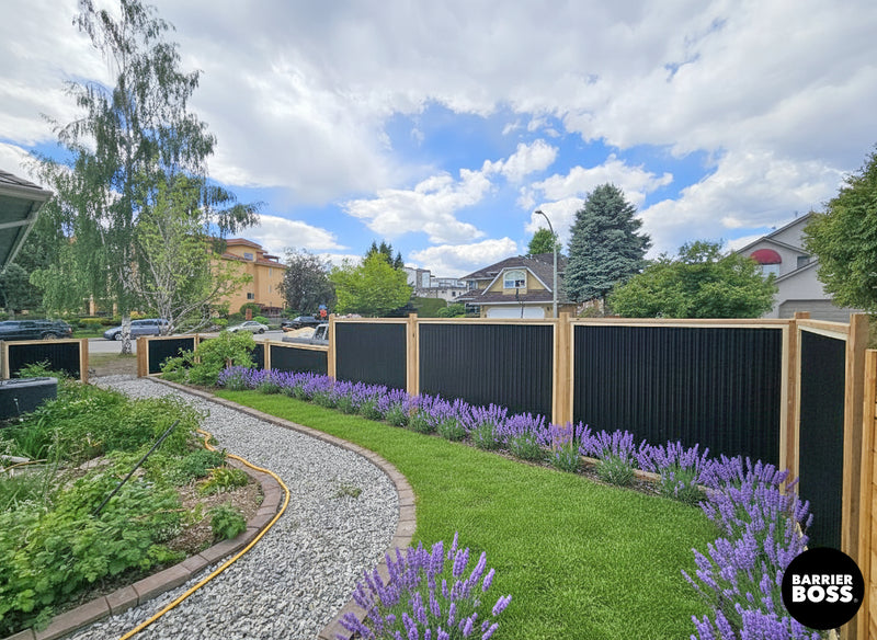 Load image into Gallery viewer, DIY Corrugated Metal Fence Kit - The Redwood - BarrierBoss™
