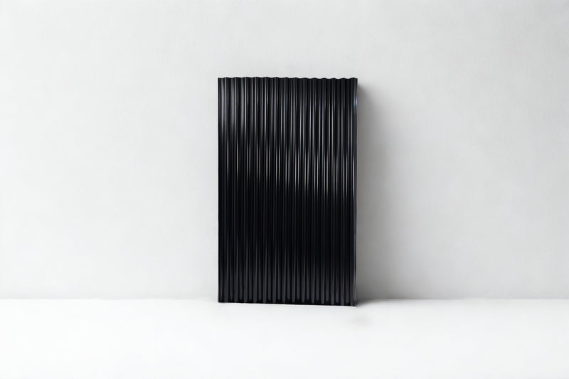 Load image into Gallery viewer, Corrugated Metal Fence Sheets - NoFade, NoRust, DualSided (Unframed) - The Canadian - BarrierBoss™
