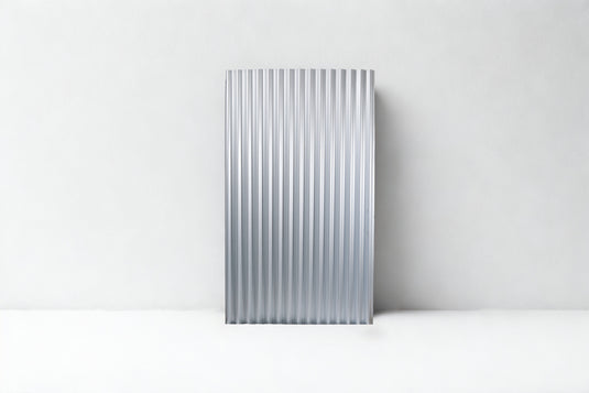 Corrugated Metal Fence Sheets - NoFade, NoRust, DualSided (Unframed) - The Canadian - BarrierBoss™