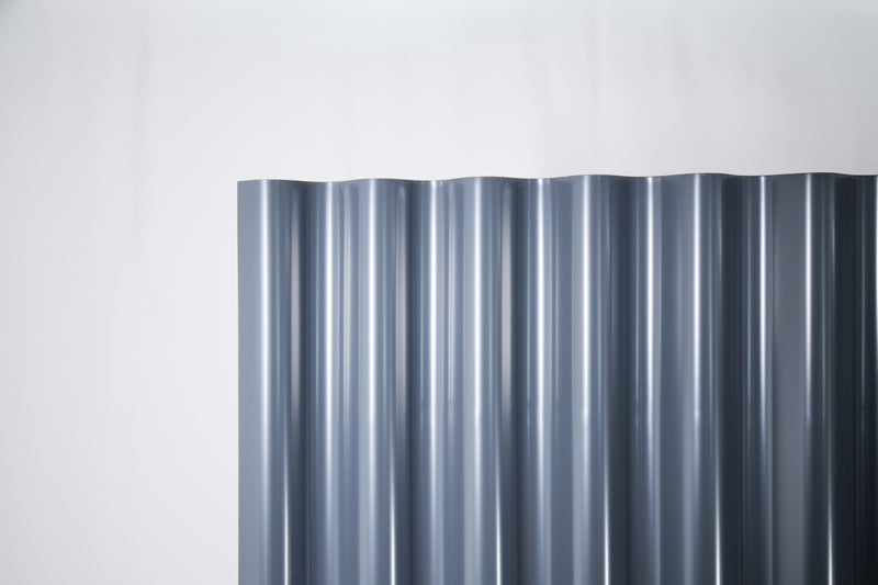 Load image into Gallery viewer, Corrugated Metal Fence Sheets - NoFade, NoRust, DualSided (Unframed) - The Canadian - BarrierBoss™
