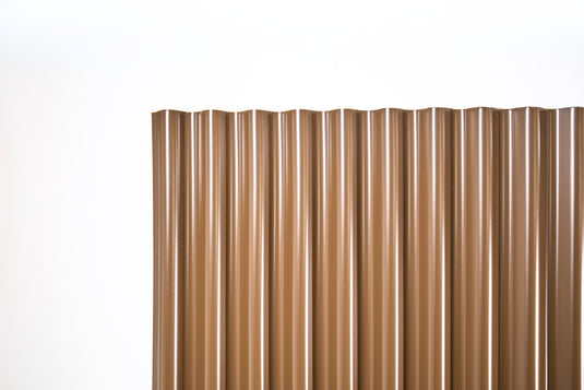 Corrugated Metal Fence Sheets - NoFade, NoRust, DualSided (Unframed) - The Canadian - BarrierBoss™