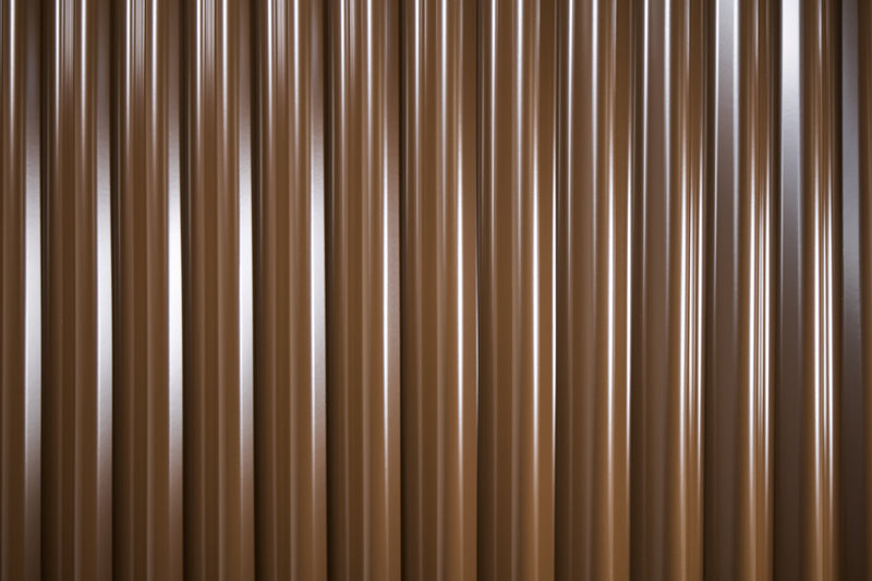 Load image into Gallery viewer, Corrugated Metal Fence Sheets - NoFade, NoRust, DualSided (Unframed) - The Canadian - BarrierBoss™
