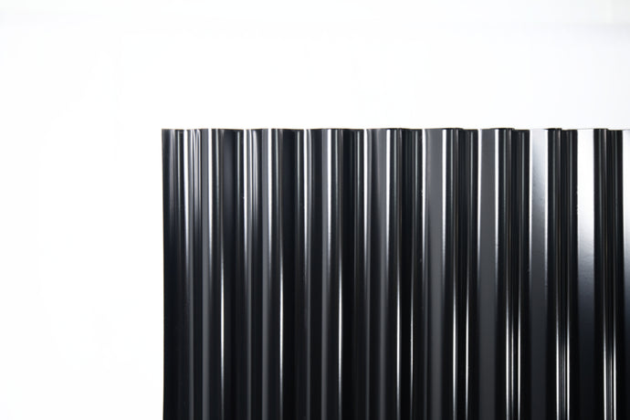 Corrugated Metal Fence Sheets - NoFade, NoRust, DualSided (Unframed) - The Canadian - BarrierBoss™