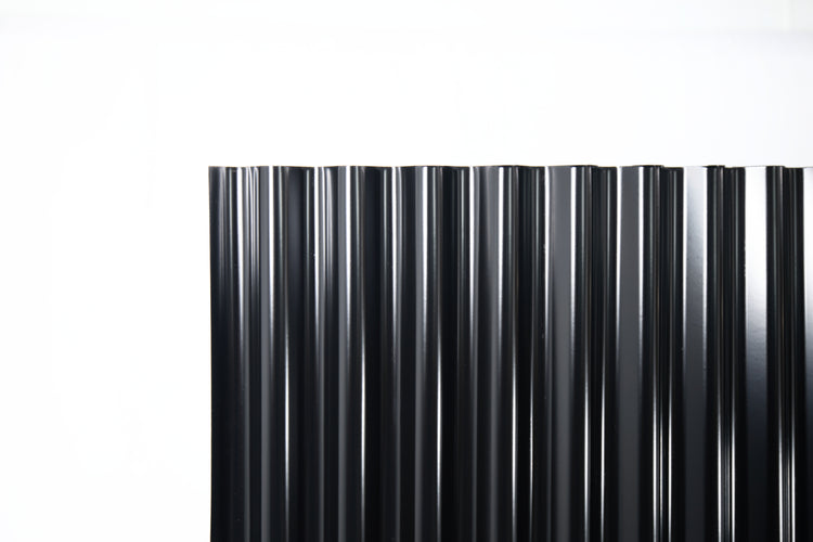 Corrugated Metal Fence Sheets - NoFade, NoRust, DualSided (Unframed) - The Canadian - BarrierBoss™
