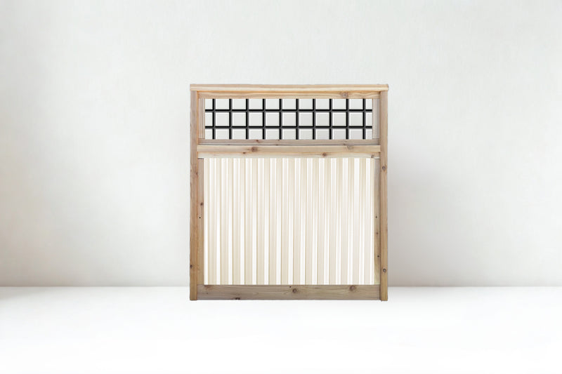 Load image into Gallery viewer, Corrugated Metal Fence with Hog Wire Fence Toppers - The Cabot Panel - BarrierBoss™
