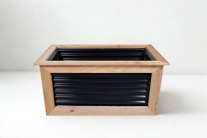 Load image into Gallery viewer, Corrugated Metal Planter Boxes - BarrierBoss™
