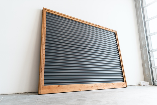 Corrugated Metal Privacy Fence Panel (Premade) - The Coastal - BarrierBoss™