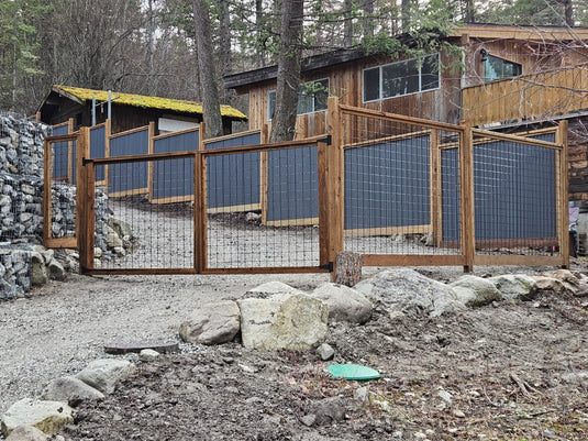 Corrugated Metal Privacy Fence Panel (Premade) - The Coastal - BarrierBoss™