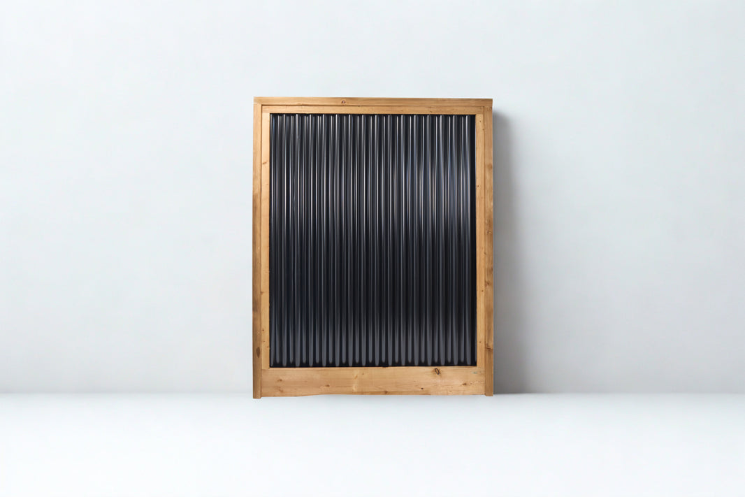 Corrugated Metal Privacy Fence Panel (Premade) - The Coastal - BarrierBoss™