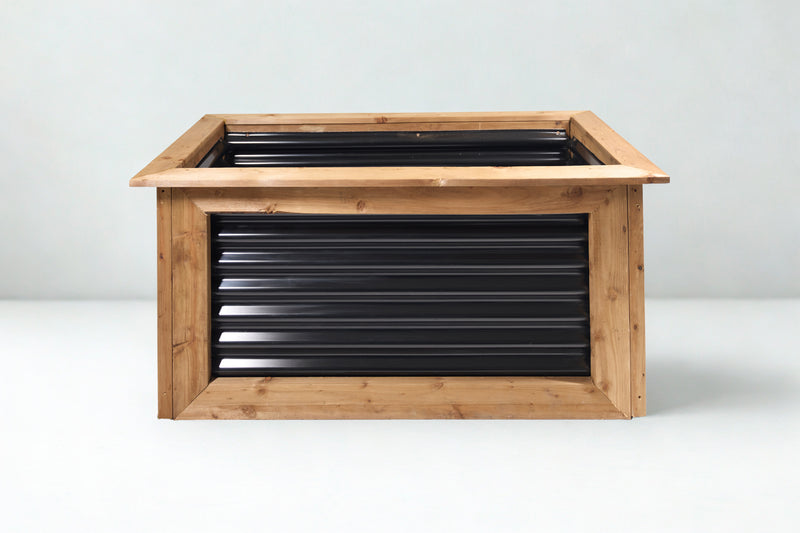 Load image into Gallery viewer, Corrugated Metal Planter Boxes - BarrierBoss™
