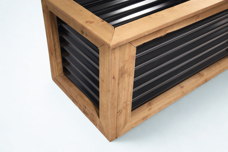 Load image into Gallery viewer, Corrugated Metal Planter Boxes - BarrierBoss™
