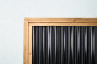 Corrugated Metal Privacy Fence Panel (Premade) - The Coastal - BarrierBoss™
