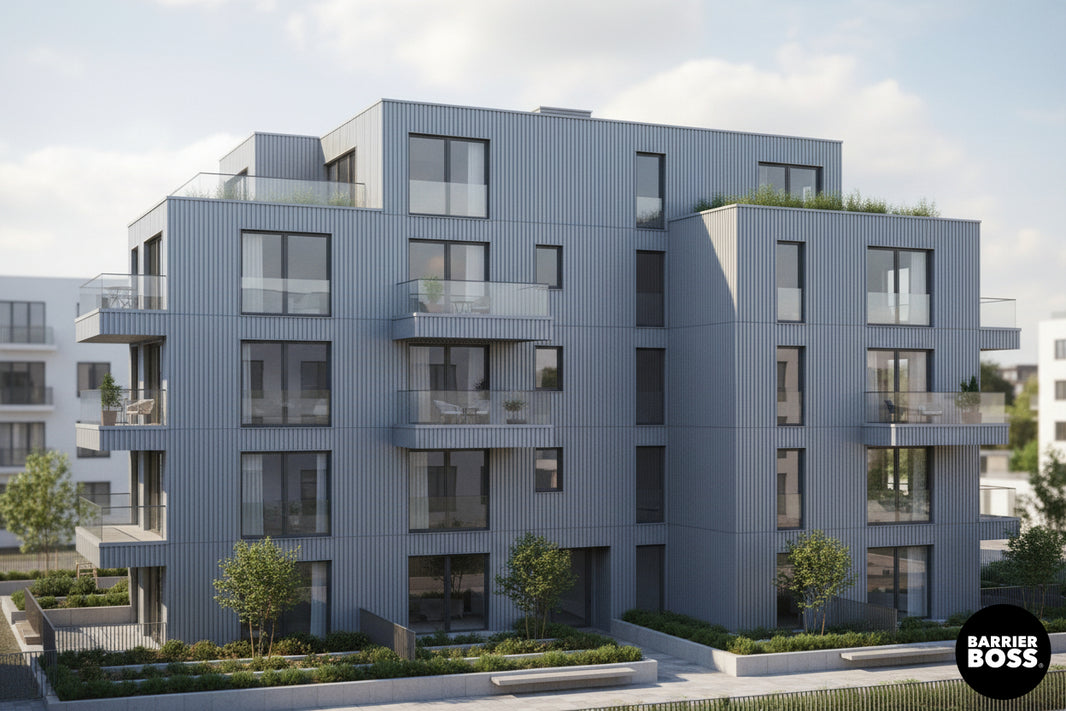 Deep Groove Metal Siding (Width 38") - BarrierBoss™