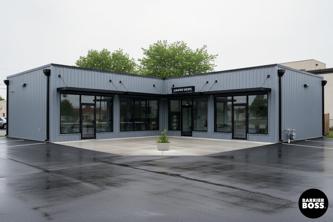 Deep Groove Metal Siding (Width 38") - BarrierBoss™