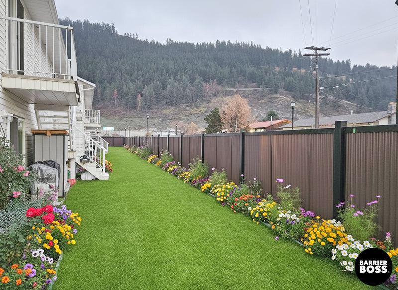 Load image into Gallery viewer, FireSmart® Metal Fence Panels with Steel Post &amp; Frame System - The True North - BarrierBoss™
