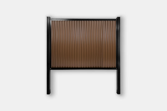 FireSmart® Metal Fence Panels with Steel Post & Frame System - The True North - BarrierBoss™