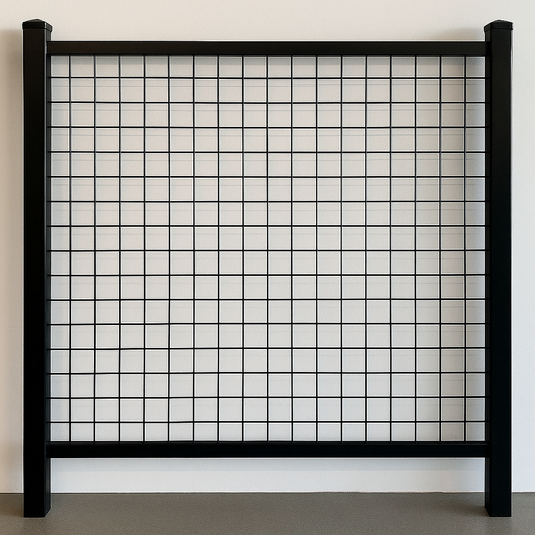 FireSmart® Rigid Hog Wire Fence Panel System with Metal Fence Posts - The Pacific - BarrierBoss™