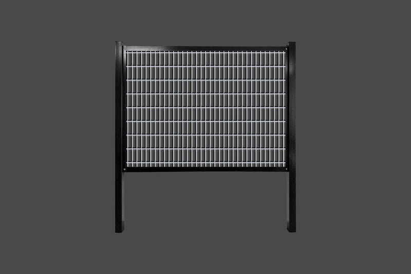 Load image into Gallery viewer, FireSmart® Rigid Hog Wire Fence Panel System with Metal Fence Posts - The Pacific - BarrierBoss™
