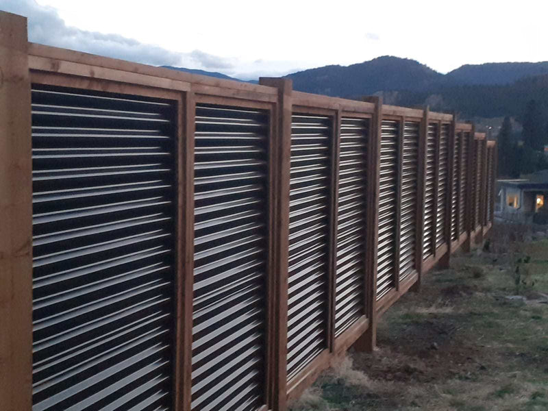 Load image into Gallery viewer, Fort Knox corrugated metal panel fence
