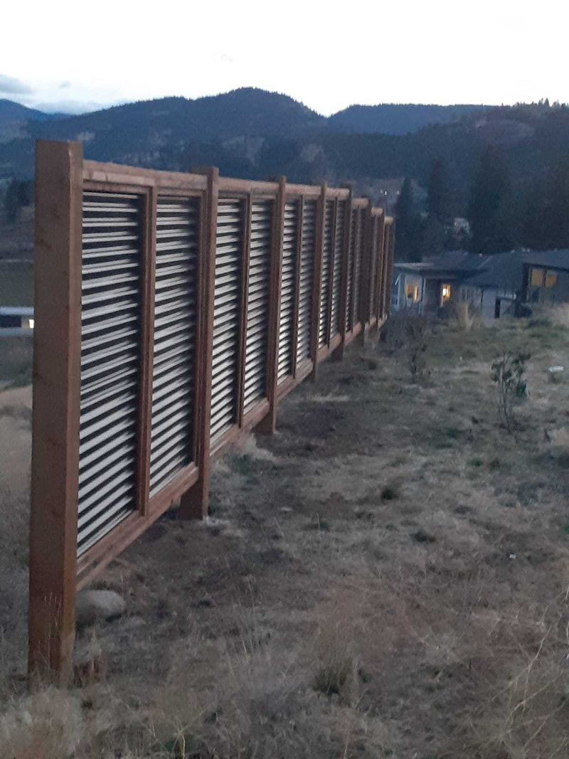 Load image into Gallery viewer, Fort Knox corrugated metal panel fence
