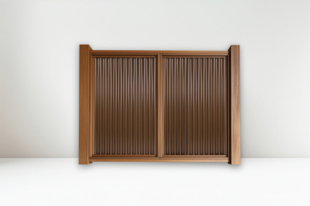 The Wood and Metal Fence Panel - Wind and Warp Resistant - The Fort Knox - BarrierBoss™