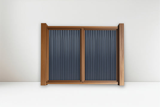 The Wood and Metal Fence Panel - Wind and Warp Resistant - The Fort Knox - BarrierBoss™