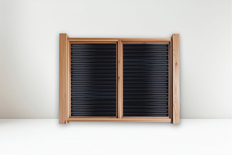 Load image into Gallery viewer, The Wood and Metal Fence Panel - Wind and Warp Resistant - The Fort Knox - BarrierBoss™
