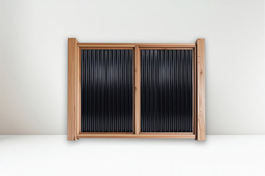 The Wood and Metal Fence Panel - Wind and Warp Resistant - The Fort Knox - BarrierBoss™