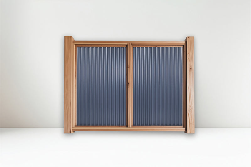 Load image into Gallery viewer, The Wood and Metal Fence Panel - Wind and Warp Resistant - The Fort Knox - BarrierBoss™
