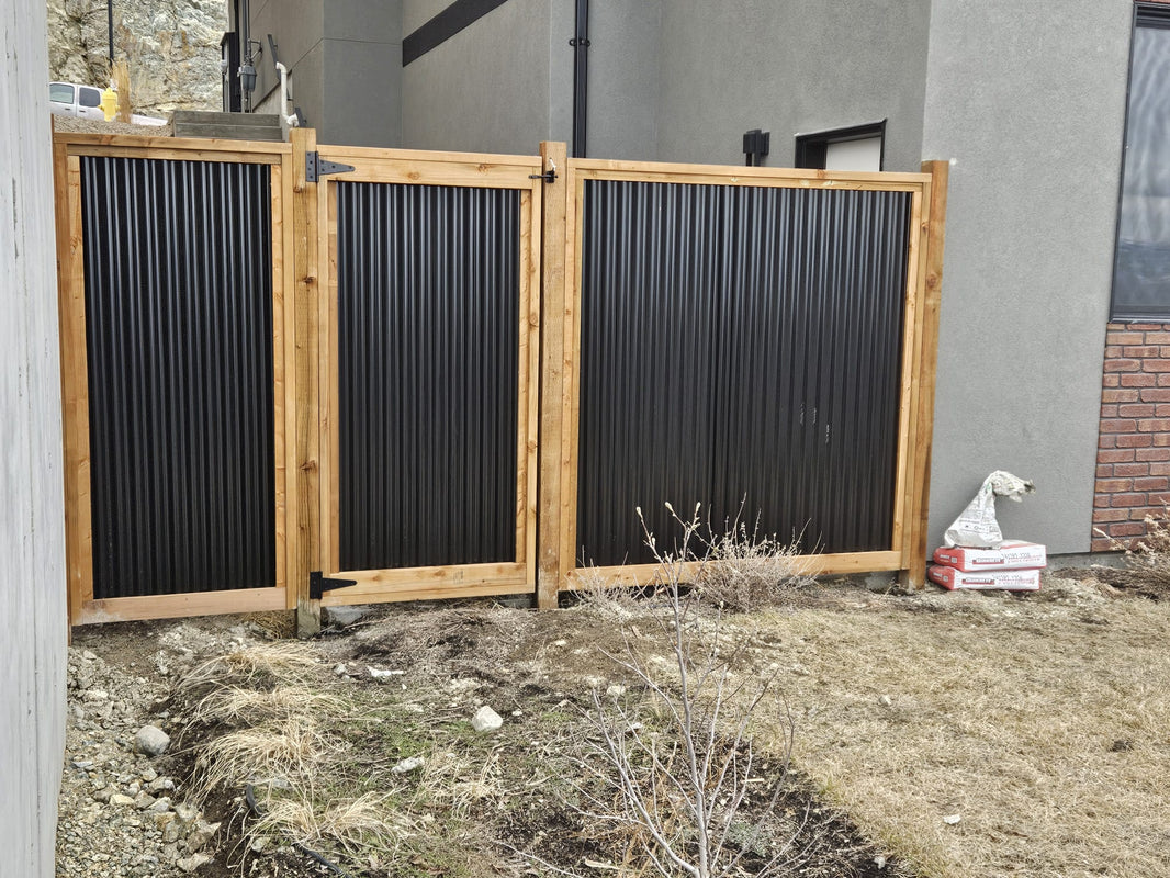 Gates for Corrugated Metal Fence - BarrierBoss™