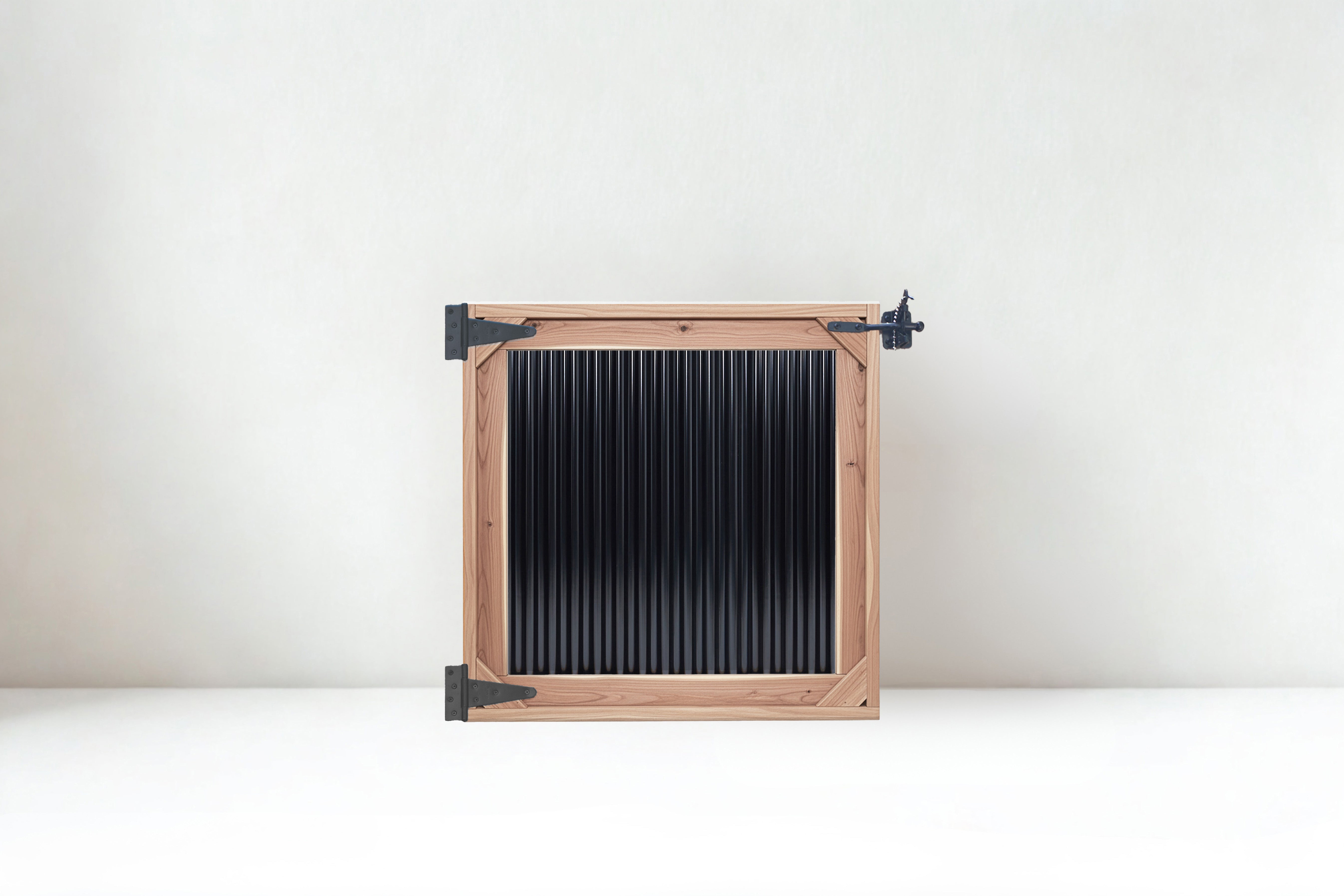 Corrugated metal fence gates — BarrierBoss Canada