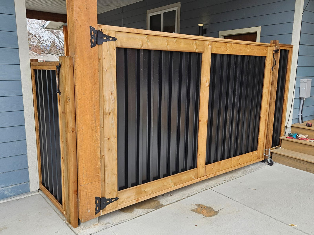 Gates for Ribbed/Deep Groove Metal Fence - BarrierBoss™