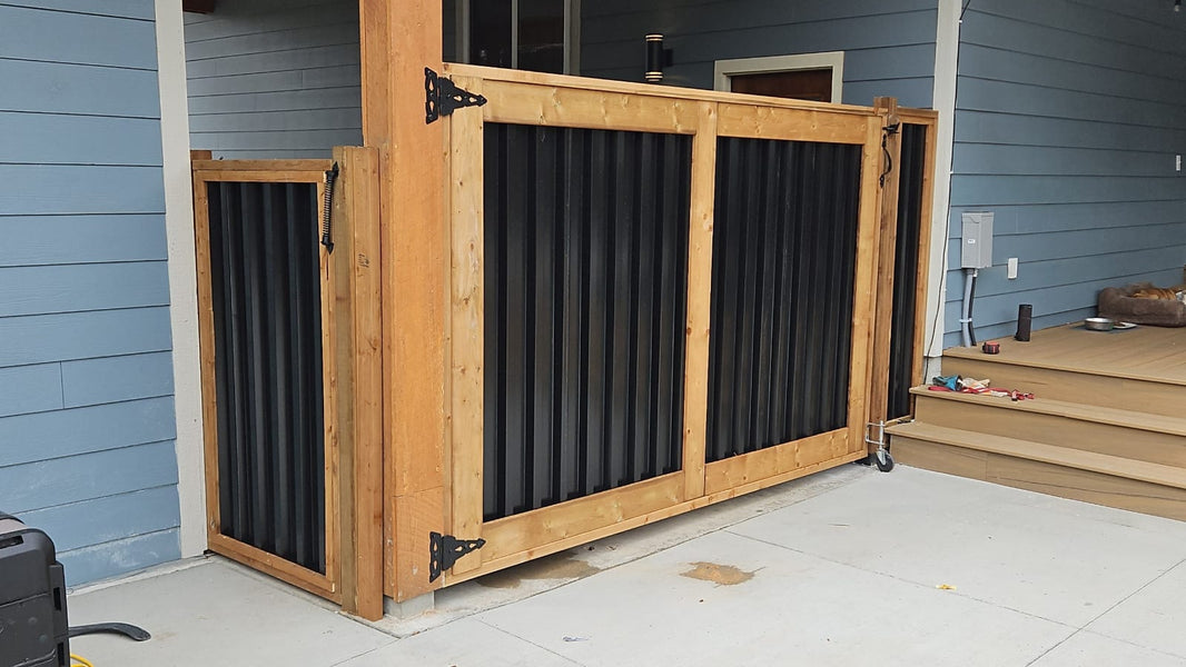 Gates for Ribbed/Deep Groove Metal Fence - BarrierBoss™