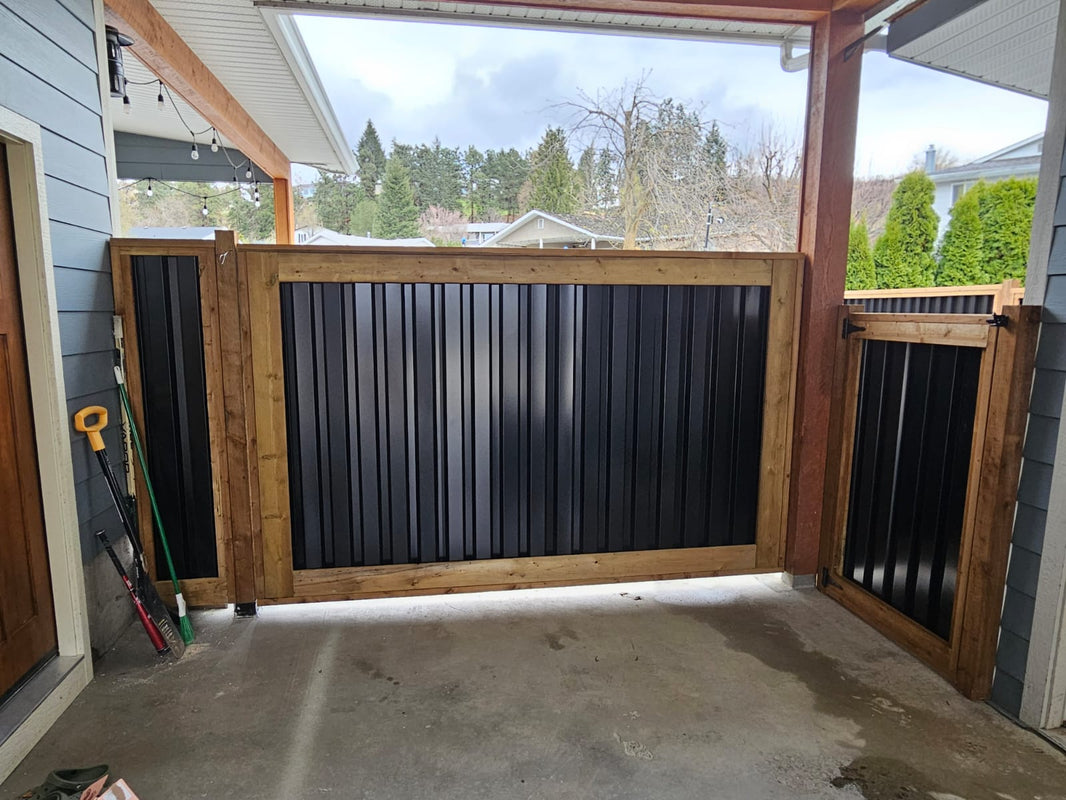 Gates for Ribbed/Deep Groove Metal Fence - BarrierBoss™