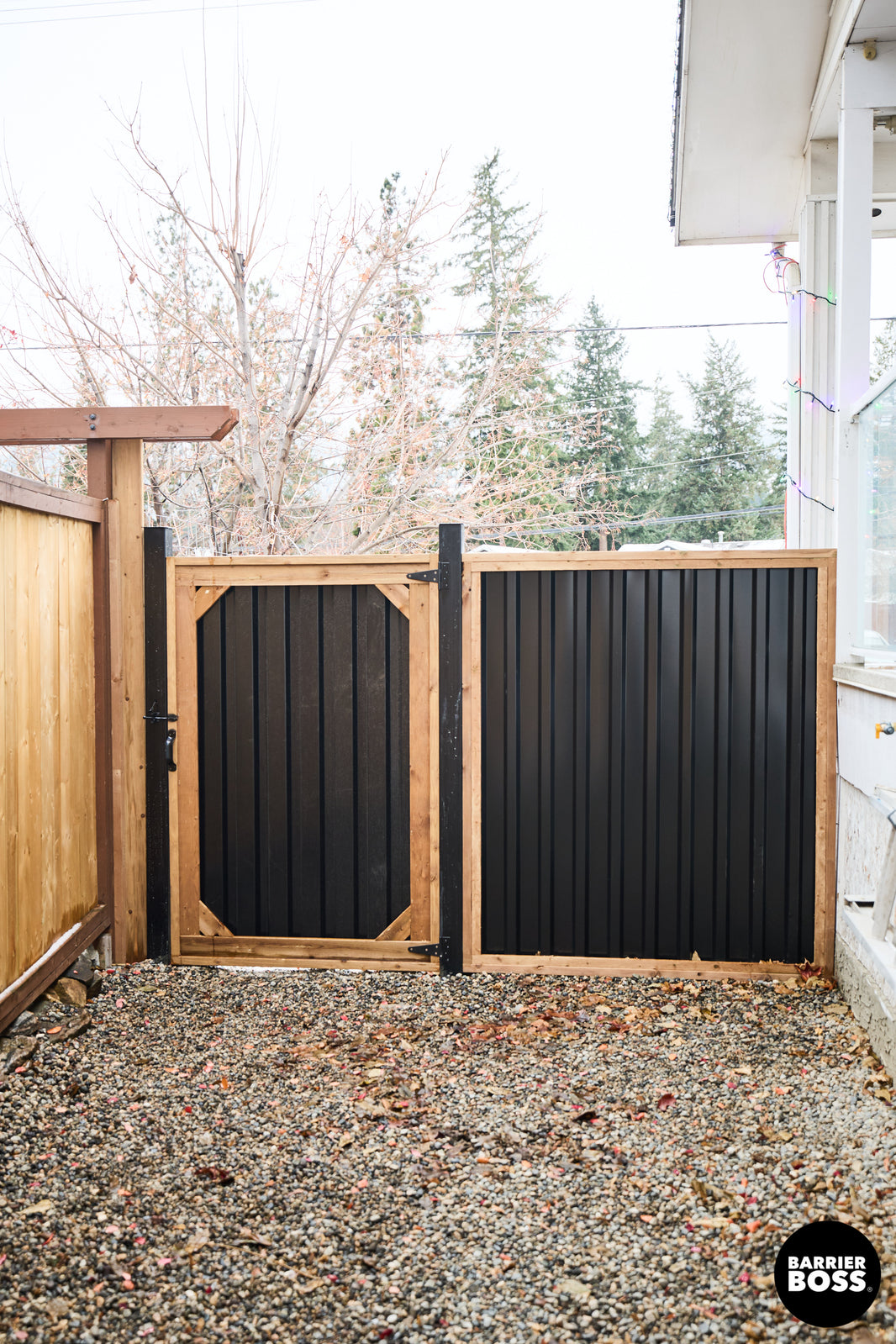Gates for Ribbed/Deep Groove Metal Fence - BarrierBoss™