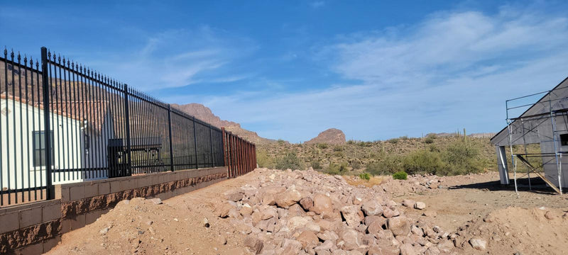 Load image into Gallery viewer, The Wood and Metal Fence Panel - Wind and Warp Resistant - The Fort Knox
