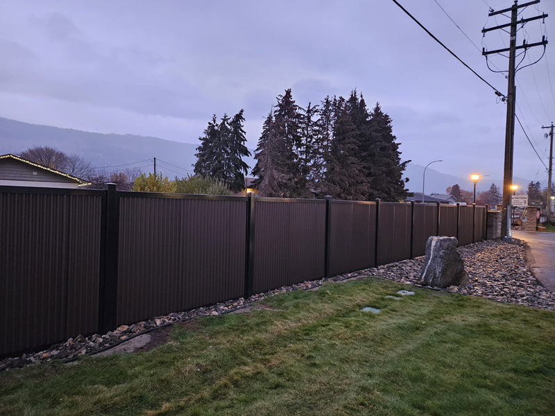 Load image into Gallery viewer, FireSmart® Metal Fence Panels with Steel Post &amp; Frame System - The True North - BarrierBoss™
