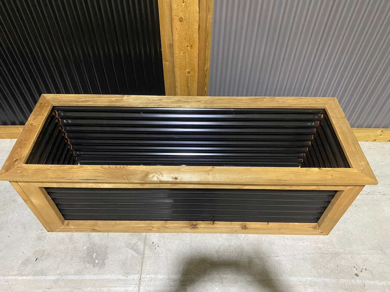 Load image into Gallery viewer, Corrugated Metal Planter Boxes
