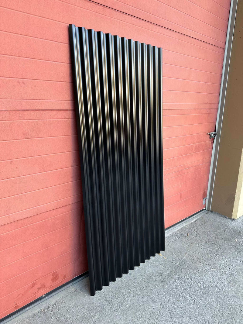 Load image into Gallery viewer, &quot;The Canadian&quot; - Corrugated Sheet Metal Fence Panels with DualCoat™ - Loose Metal - BarrierBoss™
