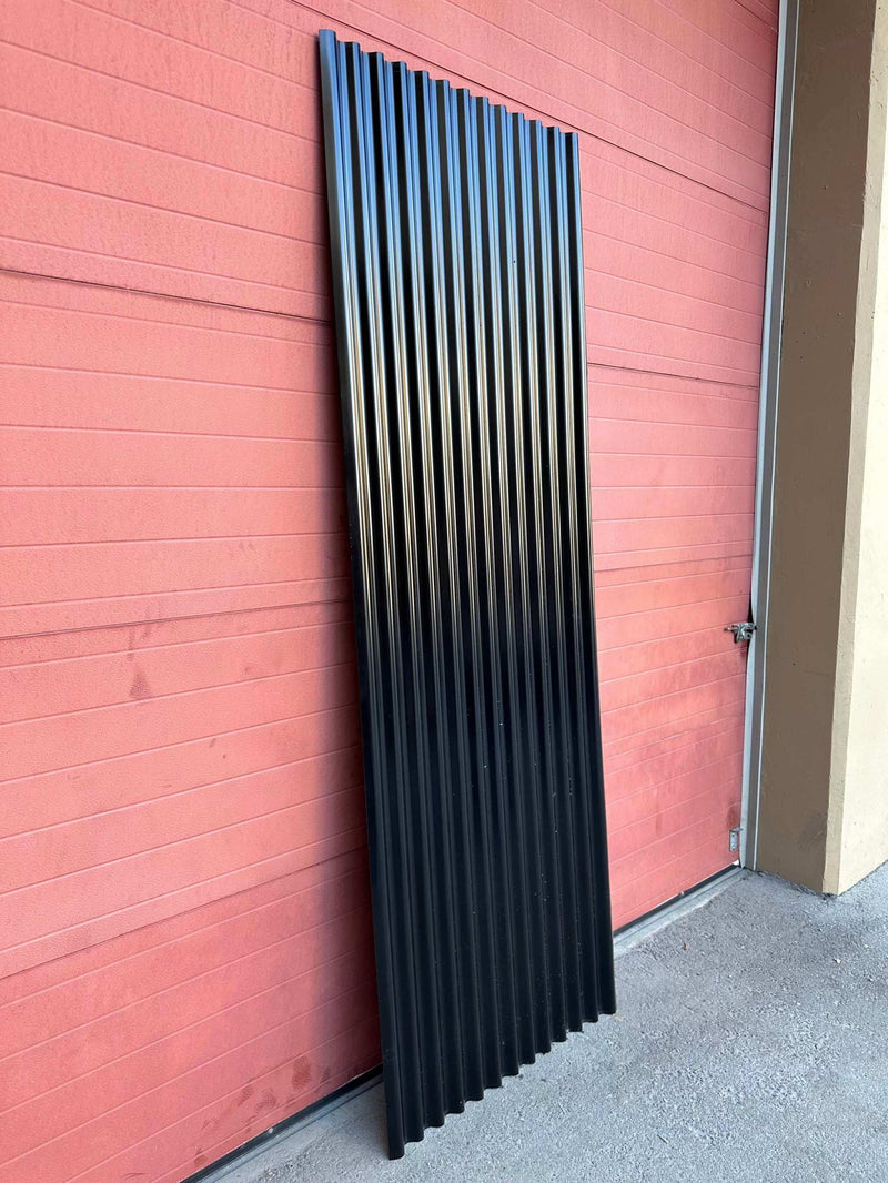 Load image into Gallery viewer, &quot;The Canadian&quot; - Corrugated Sheet Metal Fence Panels with DualCoat™ - Loose Metal - BarrierBoss™
