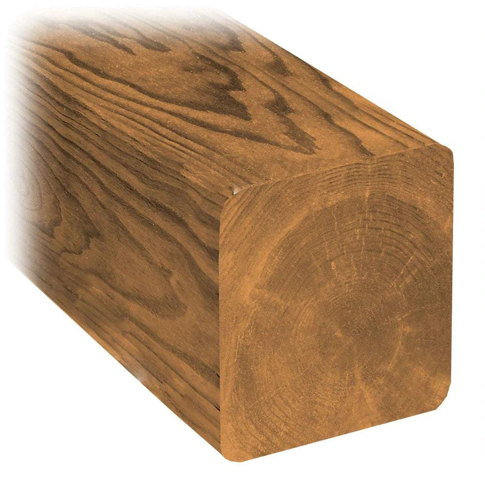 Wood fence posts, pressure-treated, Canadian-made — BarrierBoss Canada