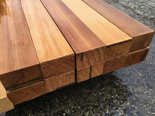 Kiln Dried Western Red Cedar Wood for Fencing (Knotty or Clear) - BarrierBoss™