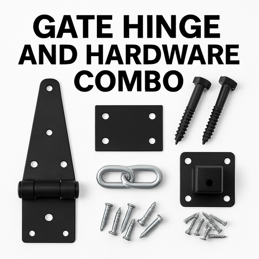 Matching Gate Hinge & Hardware Combo (Complimentary With Gate Purchase) - BarrierBoss™